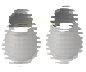 Fire Sprinkler Escutcheon Flush Skirt in Off White